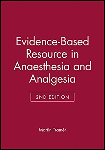 کتاب زبان اویدنس بیسد ریسورس این اناستازیا انالجزیا  Evidence Based Resource in Anaesthesia and Analgesia Evidence Based Medici