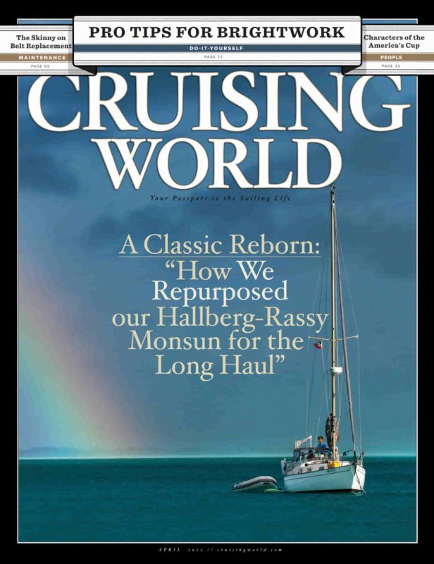 کتاب مجله انگلیسی کروزینگ ورد  Cruising World - April 2022