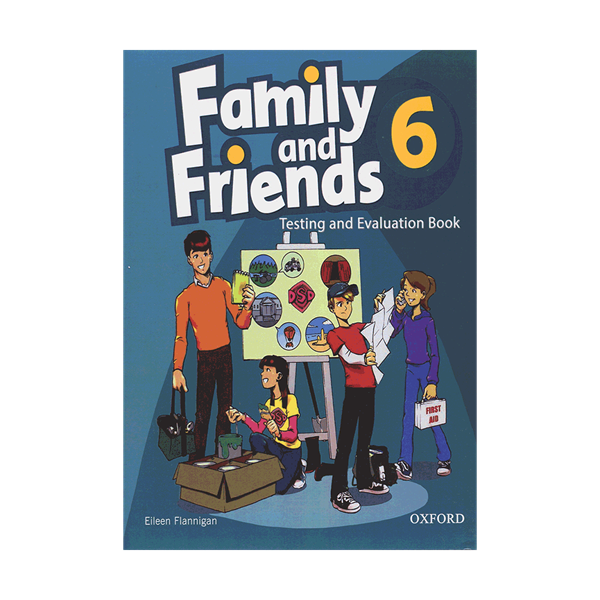 کتاب زبان تست اند اولیشن Family and Friends Test & Evaluation 6