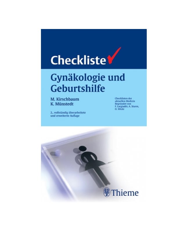 کتاب پزشکی آلمانی  زنان و زایمان Checkliste Gynäkologie und Geburtshilfe