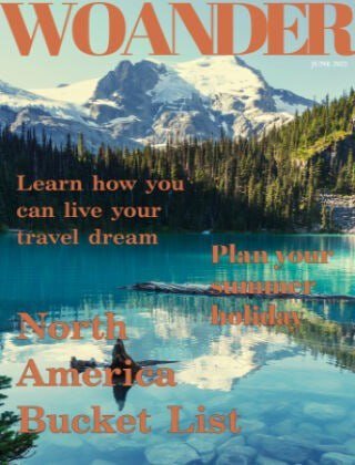 کتاب مجله انگلیسی واندر  Woanderlust - North America Bucket List, 2022