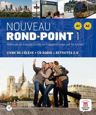 کتاب زبان فرانسوی روند پوینت Nouveau Rond-Point 1 + Cahier