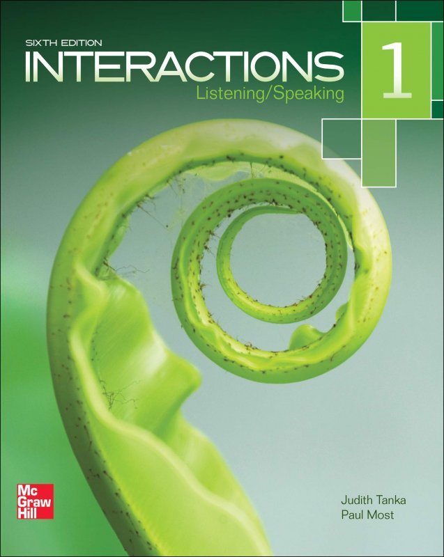 کتاب اینتراکشنز 1 لیسنینگ اسپیکینگ ویرایش ششم Interactions 1 Listening and Speaking Student Book, 6th Edition