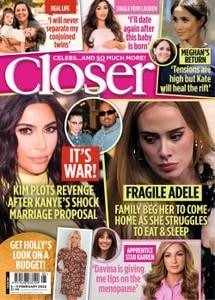 کتاب مجله انگلیسی کلوزر یوکی  Closer UK - Issue 991, February 05/11 2022