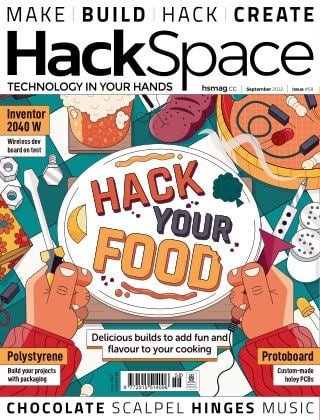 کتاب مجله انگلیسی هک اسپیس  HackSpace - Issue 58, September 2022