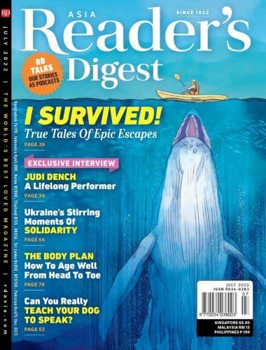 کتاب مجله انگلیسی ریدرز دایجست Reader’s Digest Asia - July 2022