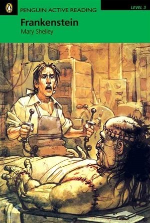 کتاب داستان زبان انگلیسی پنگوئن اکتیو ریدینگ فرانکشتاین Penguin Active Reading Level 3 Frankenstein